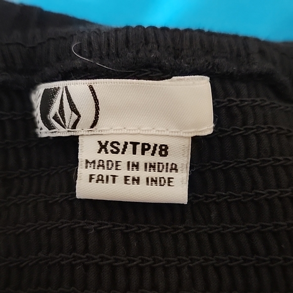 Volcom Women's Black And White Floral Dress Size XSmall - Picture 2 of 4